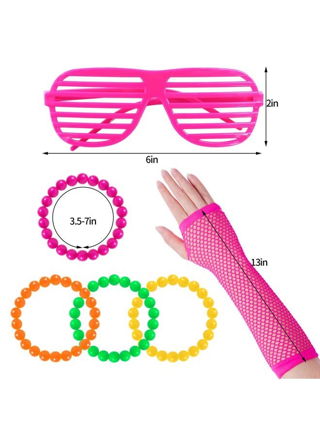 Miayon 1980s Outfits Clothes Shirts Dress for Girl Neon - Image 3